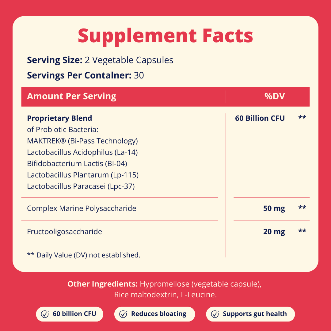 Probiotic 60 Billion CFU
